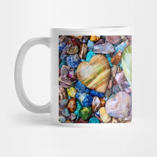 Three Stone Polished Hearts Mug